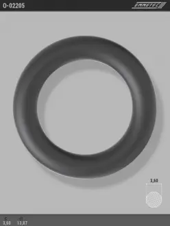 Кольцо резиновое круглого сечения C3,6 d1 13,87 EMMETEC O-02205