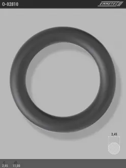 Кільце гумове круглого перетину C2,45 d1 11 EMMETEC O-02810