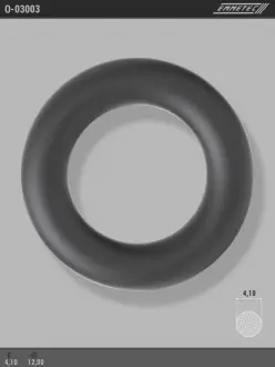 Кільце гумове круглого перетину C4,1 d1 12 EMMETEC O-03003