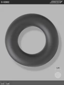 Кільце гумове круглого перетину C2,45 d1 5 EMMETEC O-02802