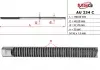 Шток рульової рейки з ГУР AUDI A4 00-04 AU234C