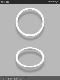 Кольцо тефлоновое O26,5x30,5 S2 тип 1 EMMETEC M-01305