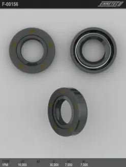 Сальник 16,00 / 30,00 * 7,00 / 7,00 тип 1PM EMMETEC F-00156