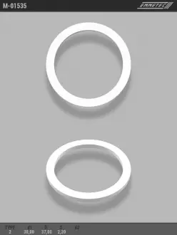 Кільце тефлоновое O30x37 S2,2 тип 2 EMMETEC M-01535