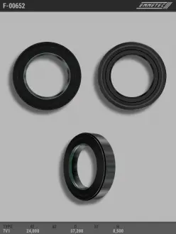 Сальник 24,00 / 37,20 * 8,50 тип 7V1 EMMETEC F-00652