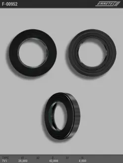 Сальник 26,00 / 43,00 * 8,00 тип 7V1 EMMETEC F-00952 (фото 1)