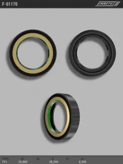 Фото 1 - сальник 26,00 / 38,30 * 8,50 тип 7V1 EMMETEC F-01170 Сальник 26,00 / 38,30 * 8,50 тип 7V1 EMMETEC F-01170 (фото 1)