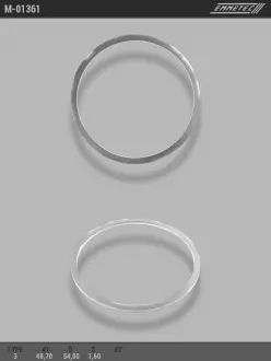 Кільце тефлоновое S1,6 тип 3 EMMETEC M-01361