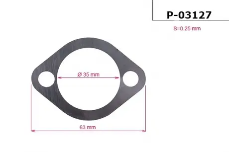 Прокладка рейки з ГУР EMMETEC P-03127