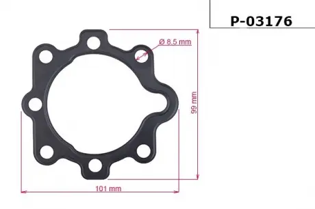 Прокладка насоса ГУР EMMETEC P-03176