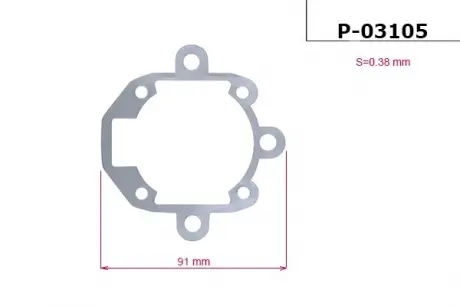 Прокладка насоса ГУР EMMETEC P-03105