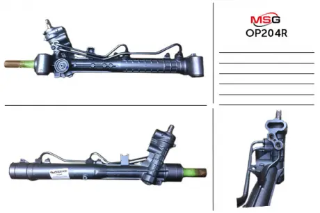 Рулевая рейка с ГУР восстановленная OPELVECTRA-C 02-08; OPEL SIGNUM 03-08 MSG OP204R