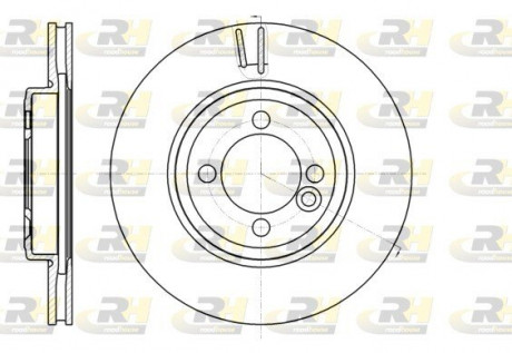 Тормозной диск ROADHOUSE 6108110 (фото 1)