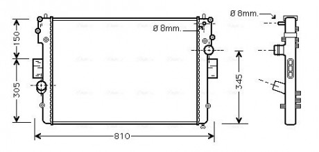 Радиаторы AVA AVA COOLING IVA2057