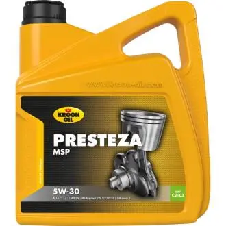 Масло моторное Presteza MSP 5W-30 (4 л) KROON OIL 35137