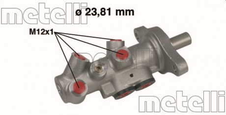 Цилиндр тормозной главный Metelli 05-0295