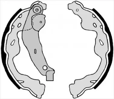 Тормозные колодки к-кт. STARLINE BC 08660