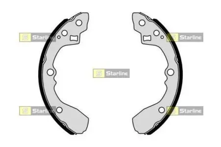 Тормозные колодки к-кт. STARLINE BC 01054 (фото 1)