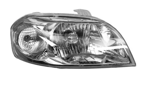 Фара правая H4 з поворотн.авт.регул.с моторчиком SDN 06- [] DEPO 235-1104RMLD-EM