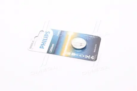 Батарейки кнопкові, літієві PHILIPS CR2032/01B