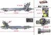 Рулевая рейка с ГУР восстановленная AUDI A6 01.97-01.05; AUDI A6 Avant 11.97-01.05 AU219R