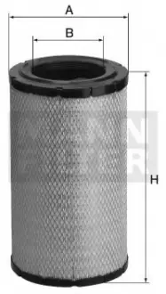 Повітряний фільтр -Filter MANN C291420 (фото 1)