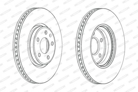 Тормозной диск FERODO DDF1996C-1