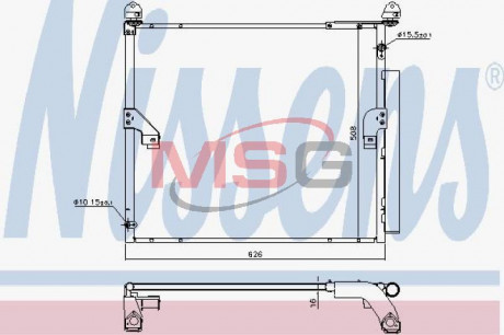 Конденсер кондиционера NISSENS 940623