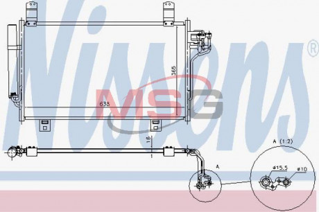 Конденсер кондиционера NISSENS 940327