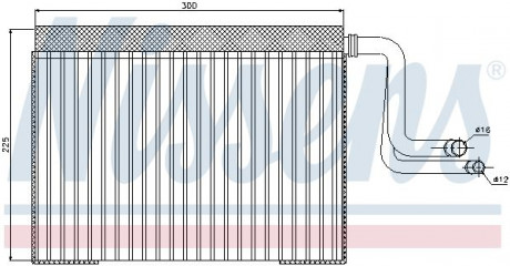 Віпарювач кондиціонера NISSENS 92268