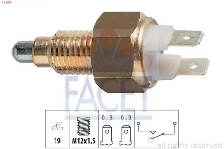 Включатель заднего хода FACET 7.6009