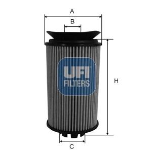 Фільтр масляний MITSUBISHI CANTER 3.0 DiTD 13- (OE) UFI 25.092.00