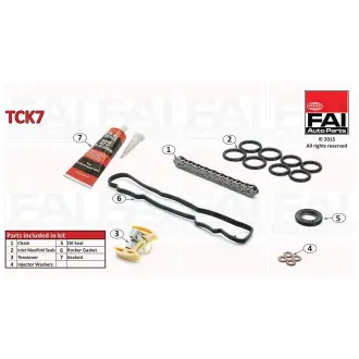 Комплект ланцюга ГРМ FAI TCK7