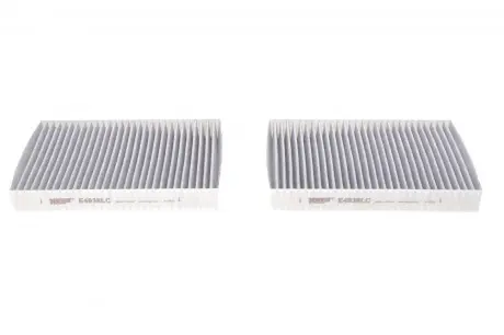 Фильтр салона BMW 5 (G30 / 31 / F90) 16-, X5 (G05 / F95) 18-угольный (2шт.) (HENGST) HENGST FILTER E4938LC-2