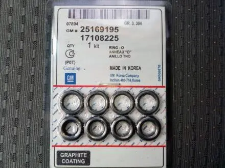 Ущільнююче кільце палівної форсунки (Верхнє) AVEO Lanos Epica Lacetti Chevrolet GM 25169195