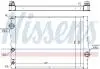 Радіатор охложденія BMW X5 E70 (07-), BMW X6 E71-E72 (08-) NISSENS 60823 (фото 6)
