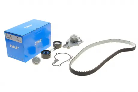 Роликовый модуль натяжителя ремня (ролик. Ремень. Помпа) SKF VKMC 03316