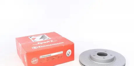 Диски пер.вентіл.SPORT Mazda6 2013.CX-5 (297x28) ZIMMERMANN 370305052