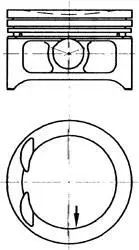 Поршень OPEL 87.0 2.0 16V X20XEV (KS) KOLBENSCHMIDT 97332620