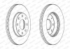 Диск передний тормозной Авео 13 "вентилируемый FERODO Ddf1279 (фото 2)