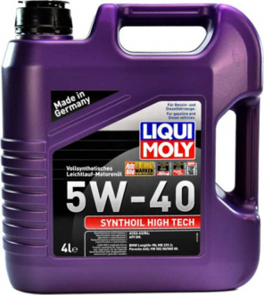 Масло моторное Synthoil High Tech 5W-40 (4 л) LIQUI MOLY 1915