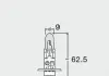 Лампа галогенна + 20% XENON (2шт) 55W H1 OSRAM 64150CBI-HCB (фото 3)