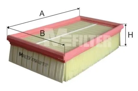 Фільтр повітряний NISSAN MFILTER M-FILTER K766