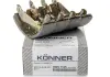 Колодки гальмівні барабанні (без ABS) (200 мм) KONNER KBS-1105 (фото 1)