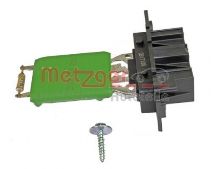 Резистор вентилятора печки. постоянный METZGER 0917108 (фото 1)