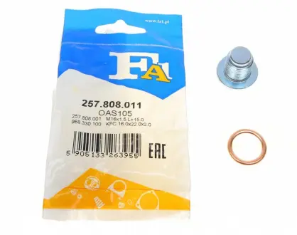 Болт поддона с шестигранной головкой FISCHER Fischer Automotive One (FA1) 257.808.011