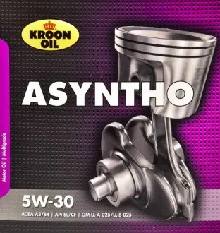 Масло моторное Asyntho 5W-30 (5 л) KROON OIL 20029