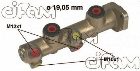 Циліндр гальм. гол. CIFAM 202-077