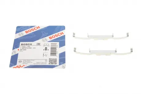Монтажный к-кт тормозных колодок BOSCH 1987474032