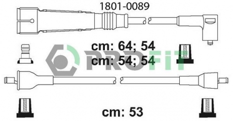 Комплект кабелей высоковольтных PROFIT 1801-0089 (фото 1)